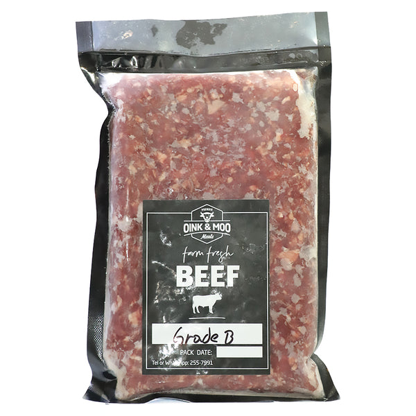 Oink & Moo Beef Minced Meat Grade B