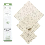 abeego beeswax food wraps variety