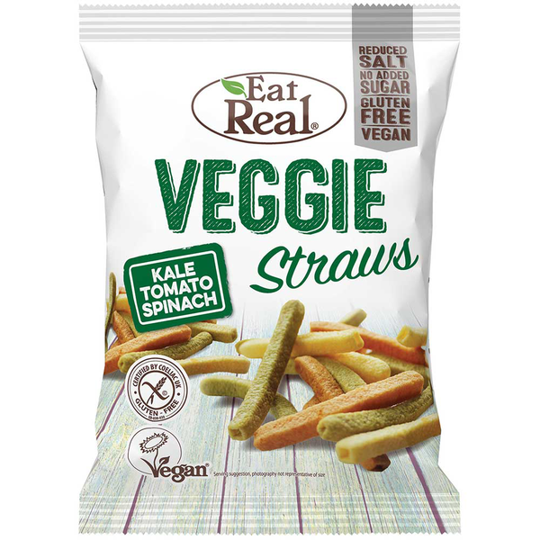 Eat Real Veggie Straws - Kale, Tomato, Spinach
